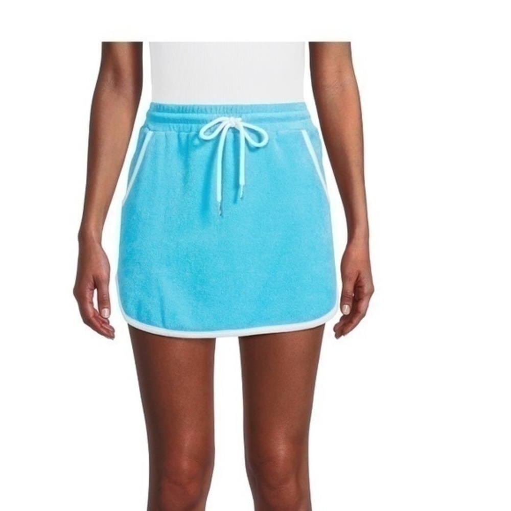 French Terry mini skirt